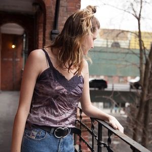 Vintage Dyed Lingerie Top